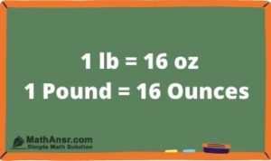 How Many Ounces in a Pound