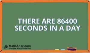 How Many Seconds are in a Day