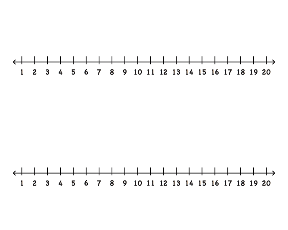 Large Printable Number Line 1 20 Free