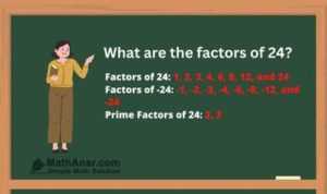 Factors of 24