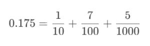 0.175 as a fraction